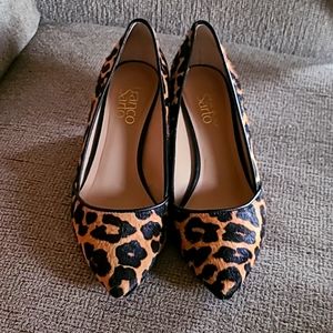 Cheetah Print Wedges